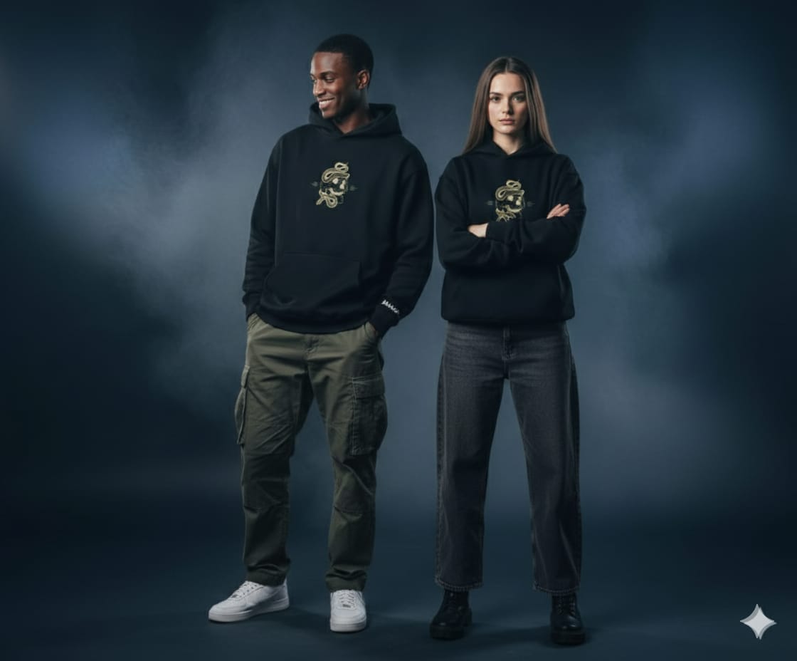 BABACOOL SKULL PREMIUM HOODIE