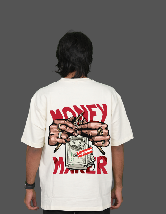 BABACOOL "MONEY MAKER" PRINTED T-SHIRT