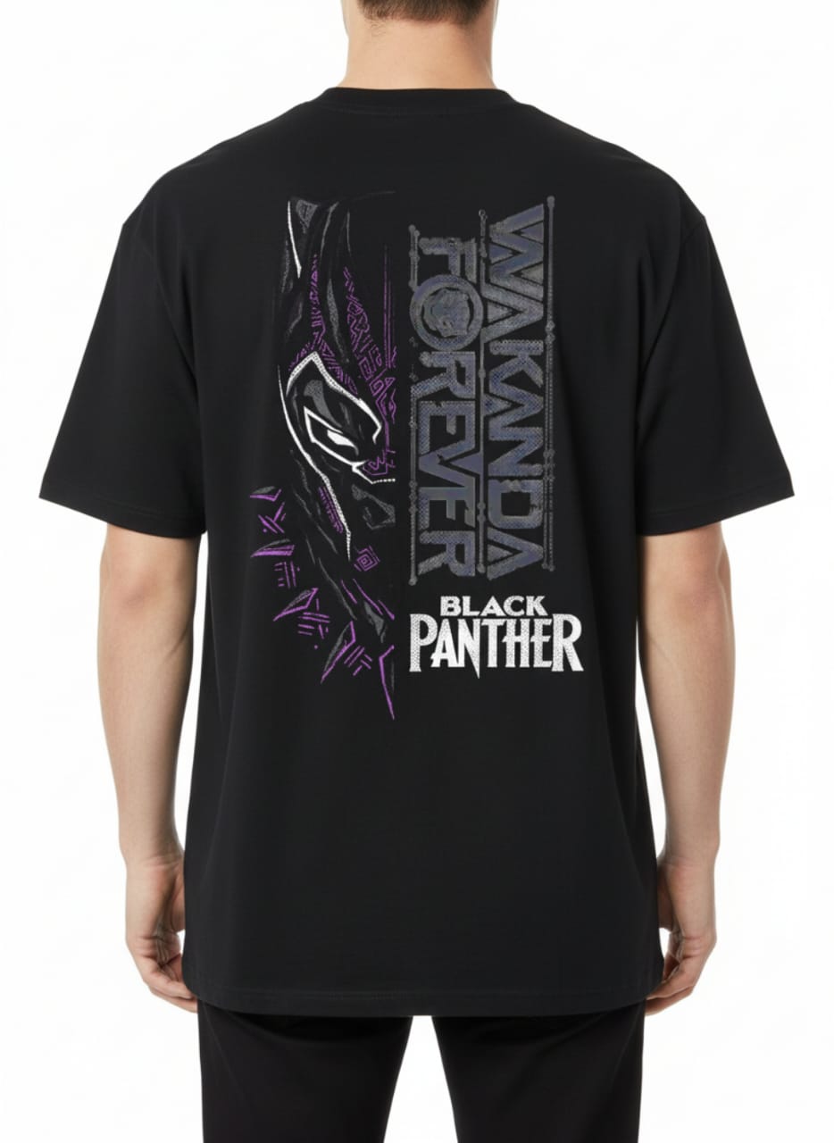 Black Panther Wakanda Forever Oversized T-Shirt